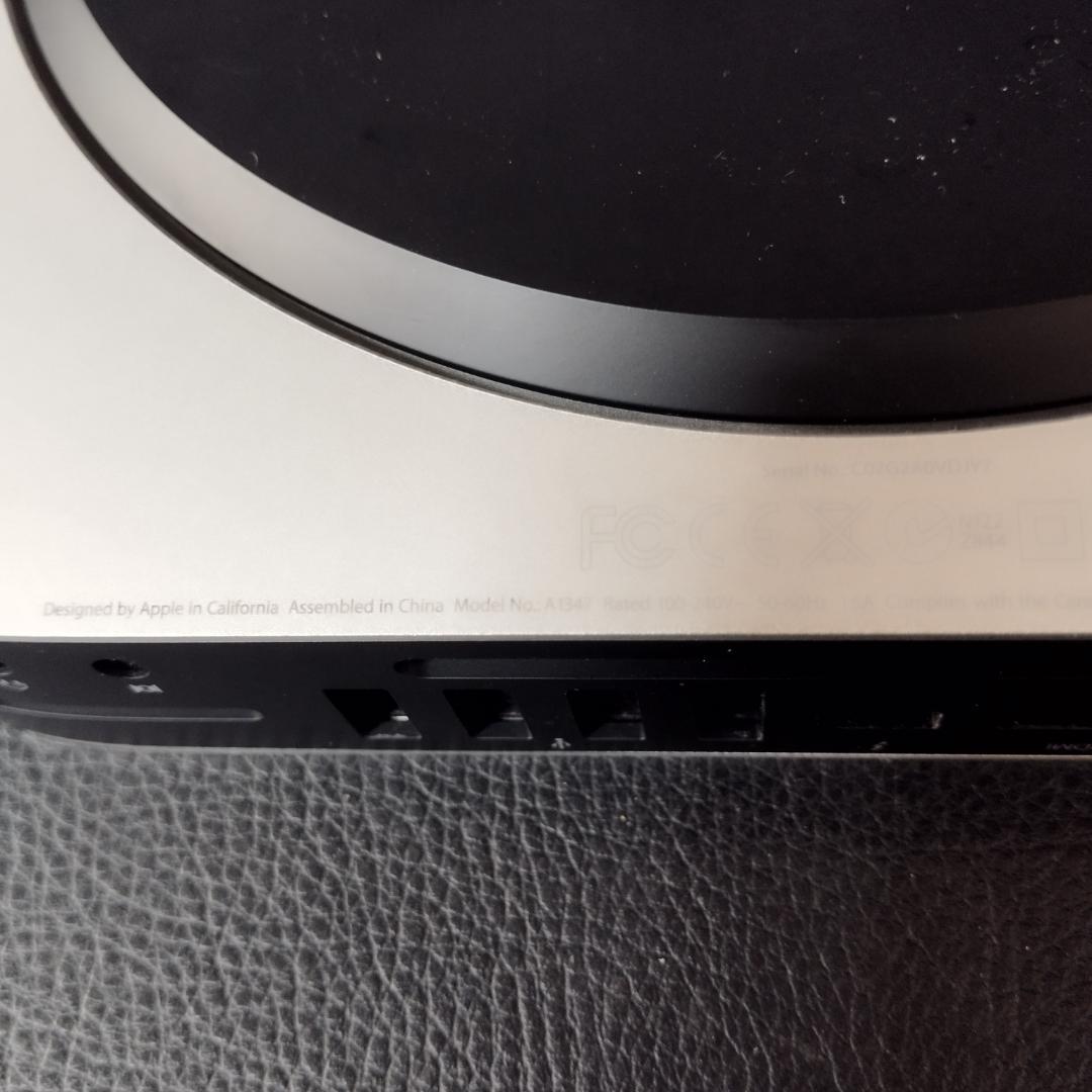 Apple Mac mini シルバー　A1347　通電確認済み　ジャンク