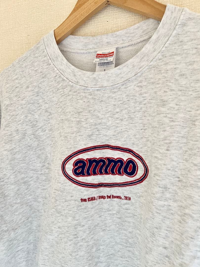 ammo 刺繍ロゴスウェット