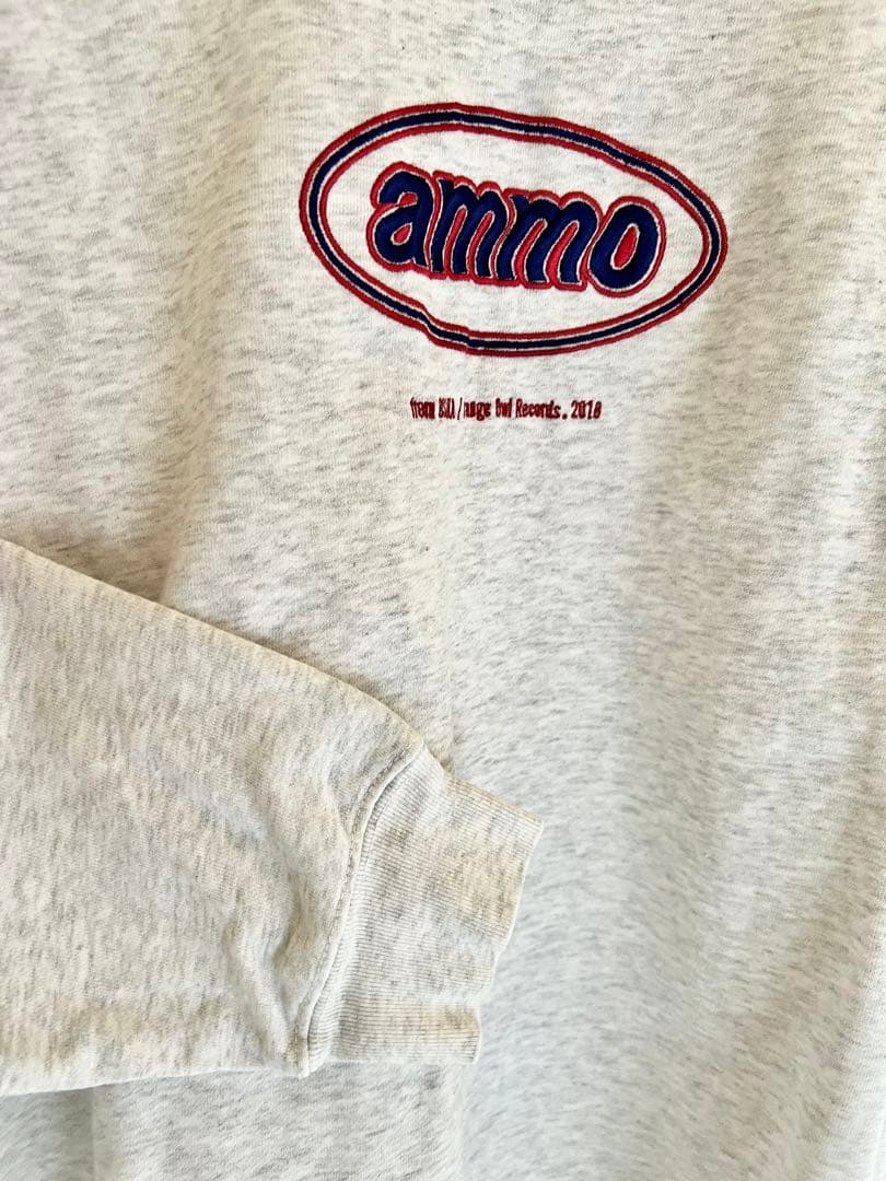 ammo 刺繍ロゴスウェット