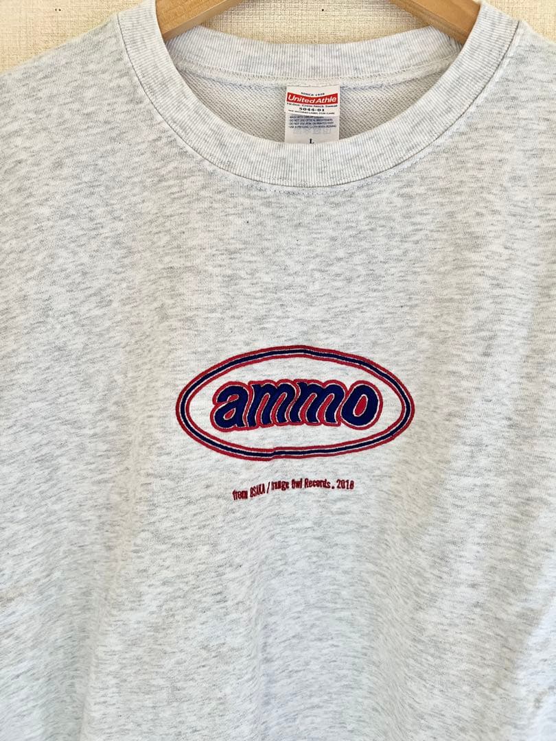 ammo 刺繍ロゴスウェット