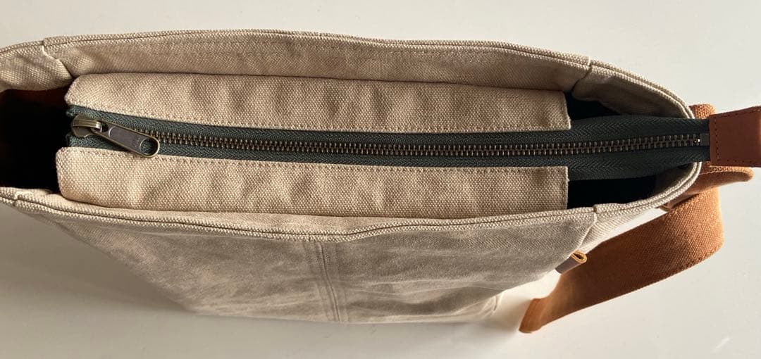 ハンドメイド　ヴィンテージ帆布ショルダーバッグakko様