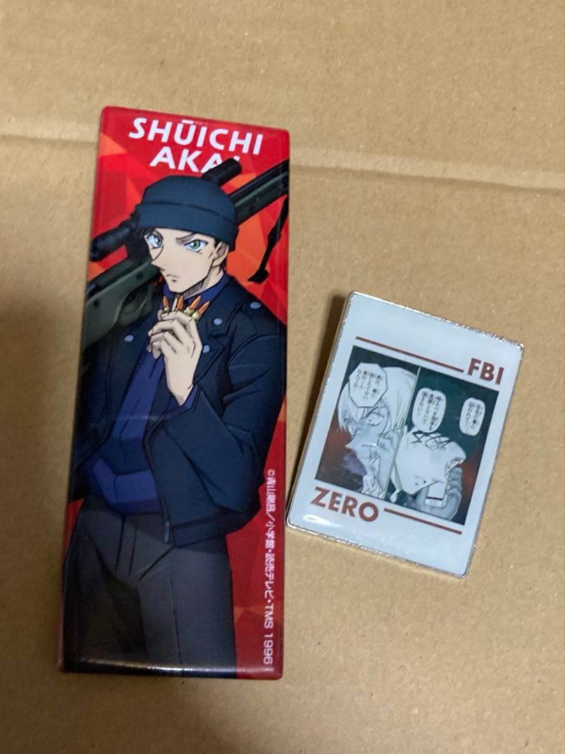 コナン 赤井 缶バッジ セット