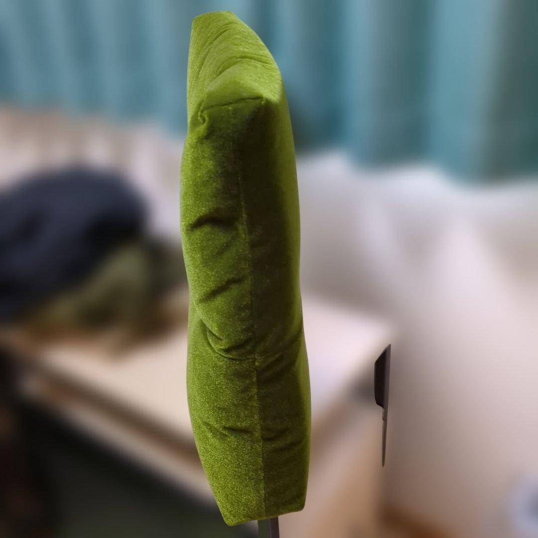 カリモク60　ロビークッション　モケットグリーン