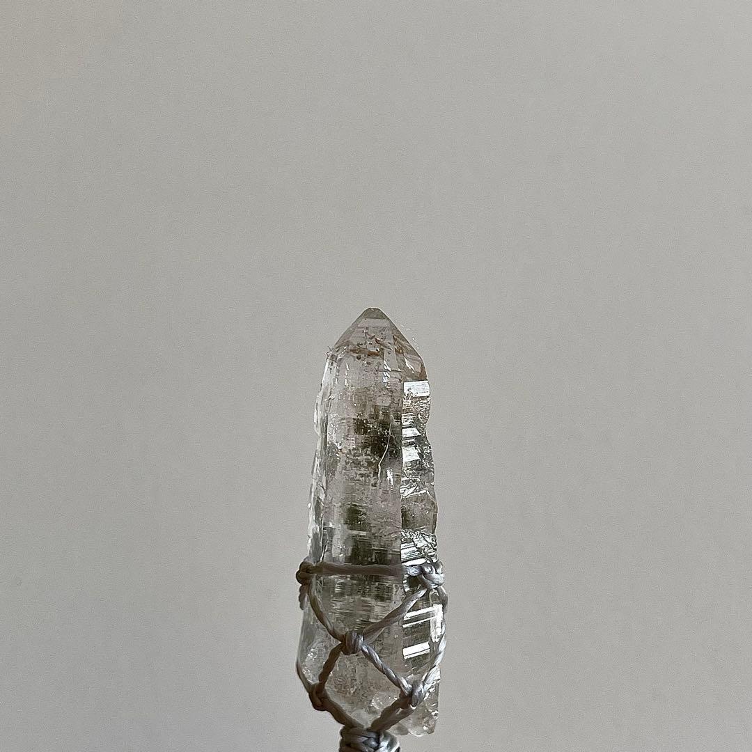 ヒマラヤ水晶 ガネッシュヒマール ＊ マクラメペンダント ネックレス 13