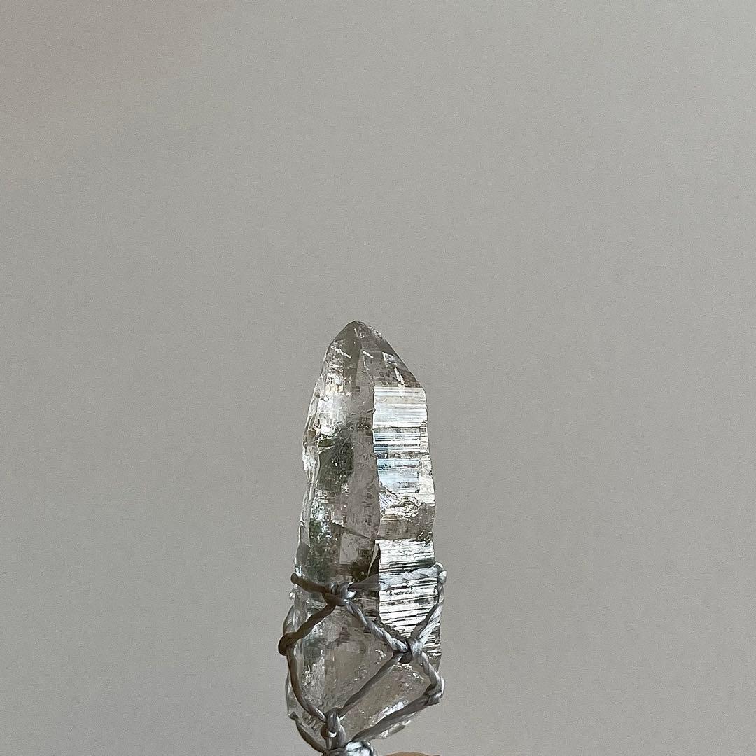 ヒマラヤ水晶 ガネッシュヒマール ＊ マクラメペンダント ネックレス 13