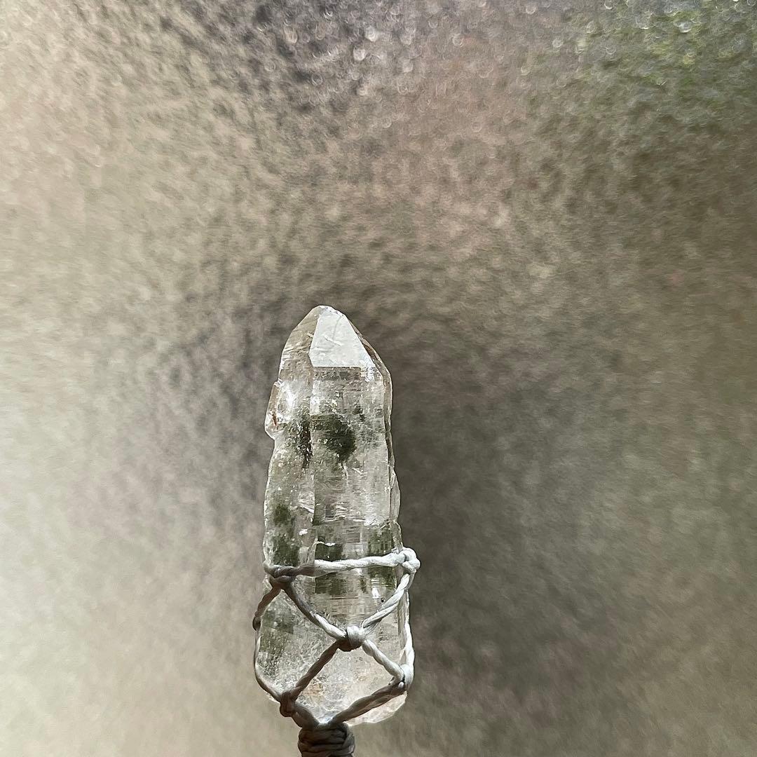 ヒマラヤ水晶 ガネッシュヒマール ＊ マクラメペンダント ネックレス 13