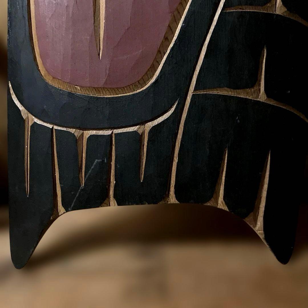 t*u様 トーテムポール　イーグルトーテム　カナダ産　ネィティブアメリカン　イン