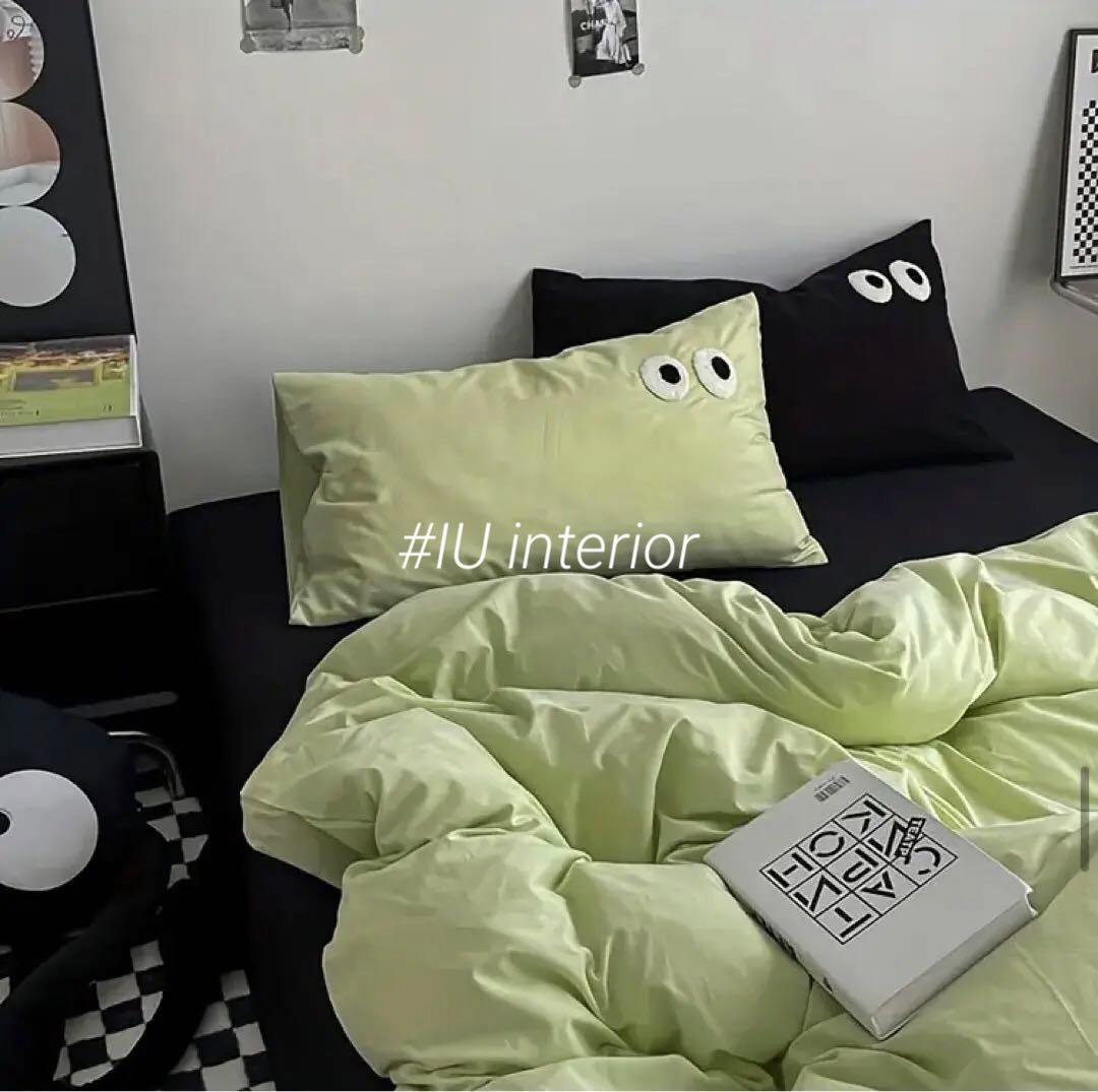 【新品】残りわずか❣韓国インテリア 布団カバー ベッドカバー 枕カバー セット