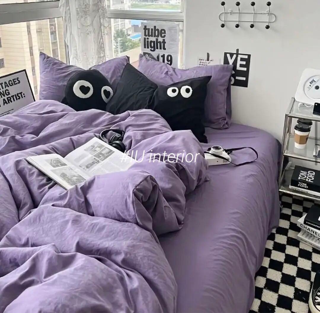 【新品】残りわずか❣韓国インテリア 布団カバー ベッドカバー 枕カバー セット