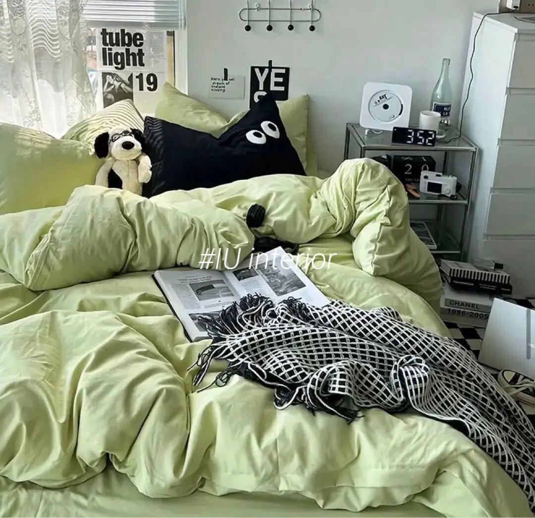 【新品】残りわずか❣韓国インテリア 布団カバー ベッドカバー 枕カバー セット