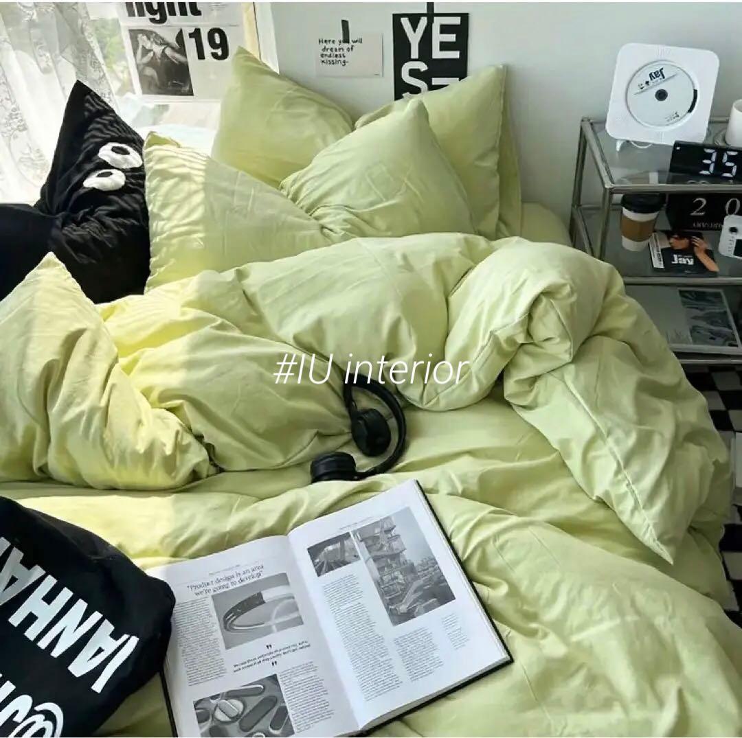 【新品】残りわずか❣韓国インテリア 布団カバー ベッドカバー 枕カバー セット