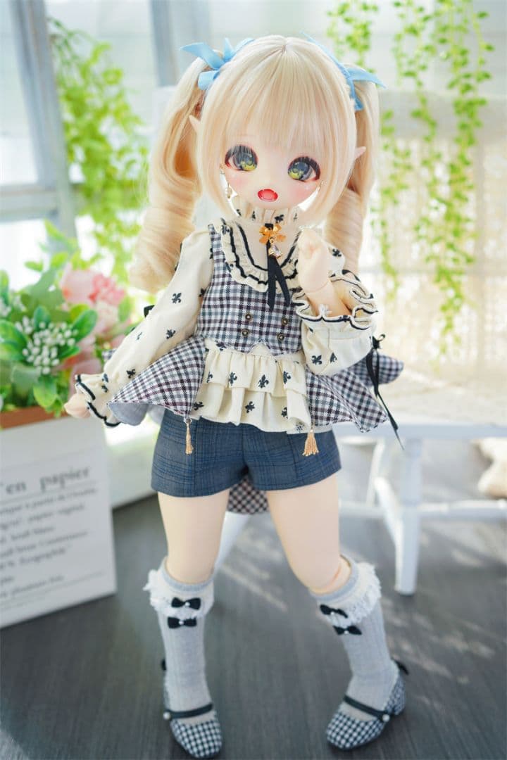 MH206 BJD 1/3 人形 ドール　用ウィッグ カツラ 耐熱 ハンドメイド