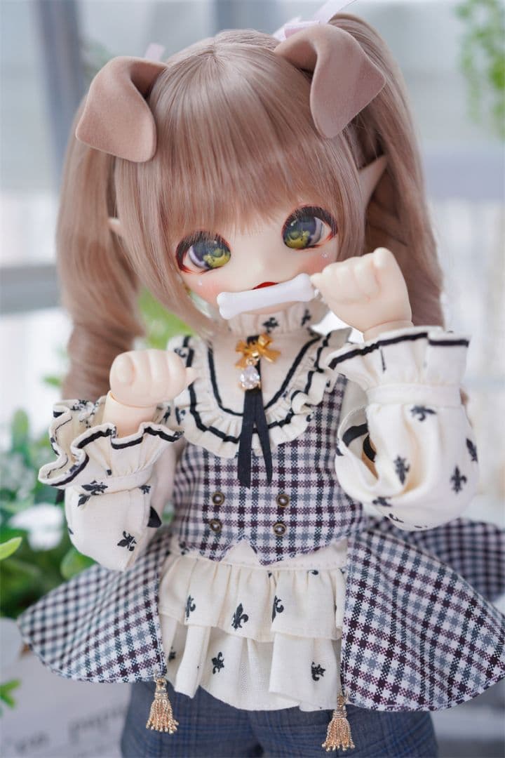 MH206 BJD 1/3 人形 ドール　用ウィッグ カツラ 耐熱 ハンドメイド