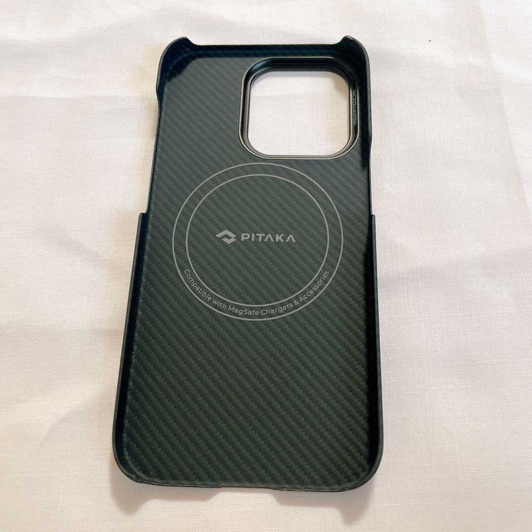 「PITAKA」 アラミド繊維浮織 iPhone14 Pro ケース シンプル