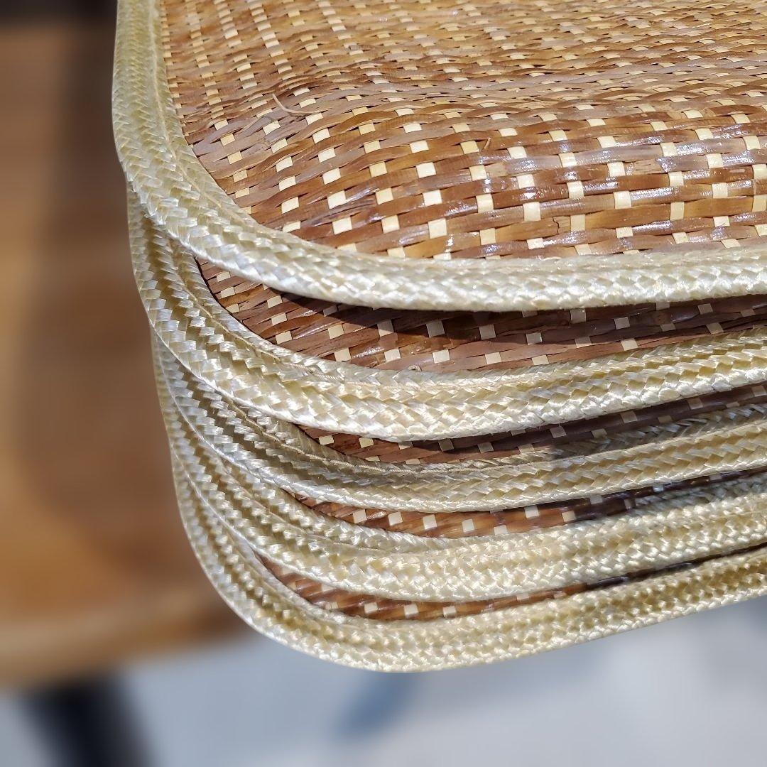 ラタン　座布団　５枚セット　籐家具　①