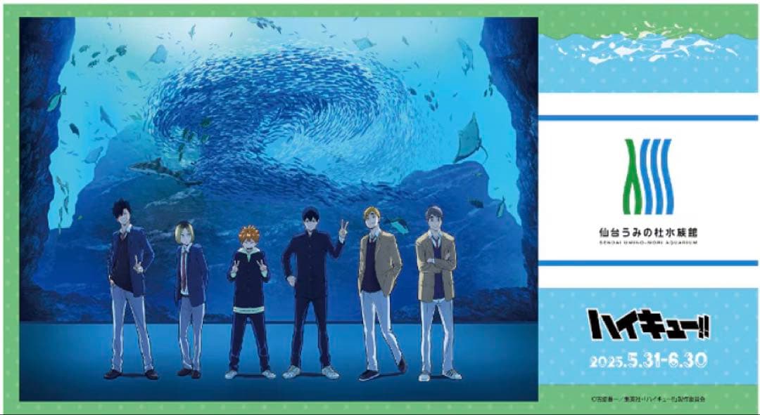 ハイキュー!!アクアリウムキャラバン バスタオル