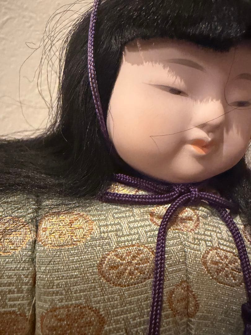 【希少】伝統工芸 真多呂作 立雛 木目込み人形 雛人形 伝統工芸品 飾台・木札付