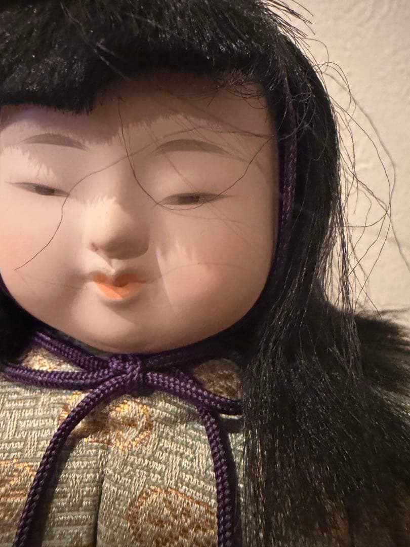 【希少】伝統工芸 真多呂作 立雛 木目込み人形 雛人形 伝統工芸品 飾台・木札付