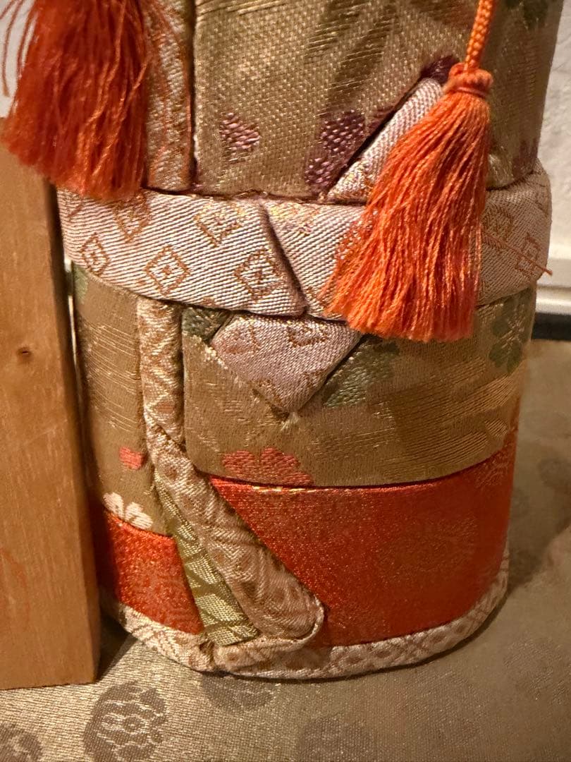 【希少】伝統工芸 真多呂作 立雛 木目込み人形 雛人形 伝統工芸品 飾台・木札付