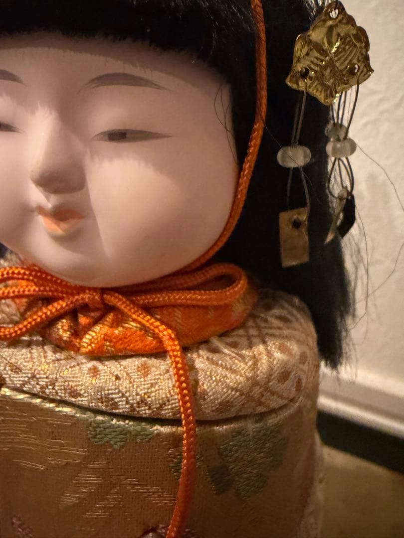 【希少】伝統工芸 真多呂作 立雛 木目込み人形 雛人形 伝統工芸品 飾台・木札付