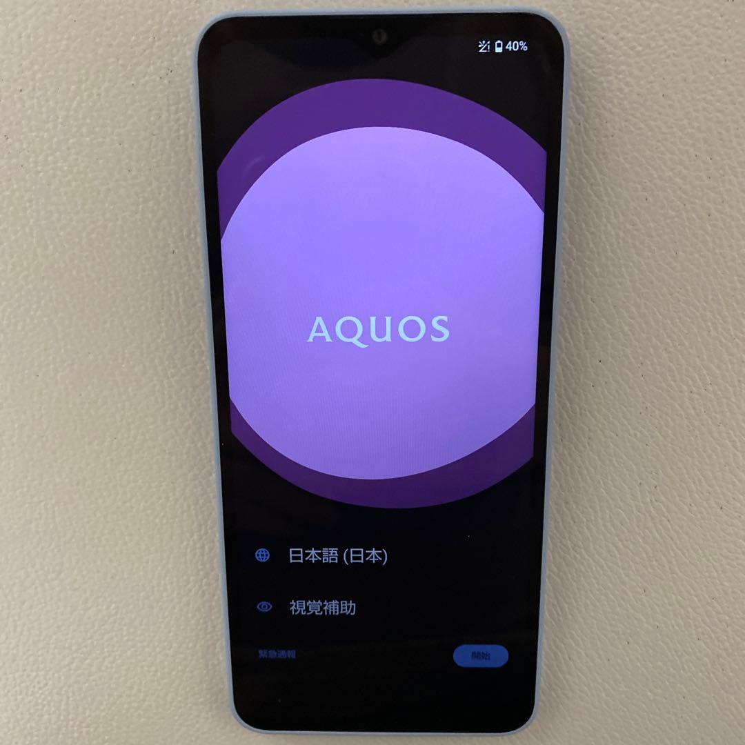 AQUOS wish4 SH-M27 ブルー