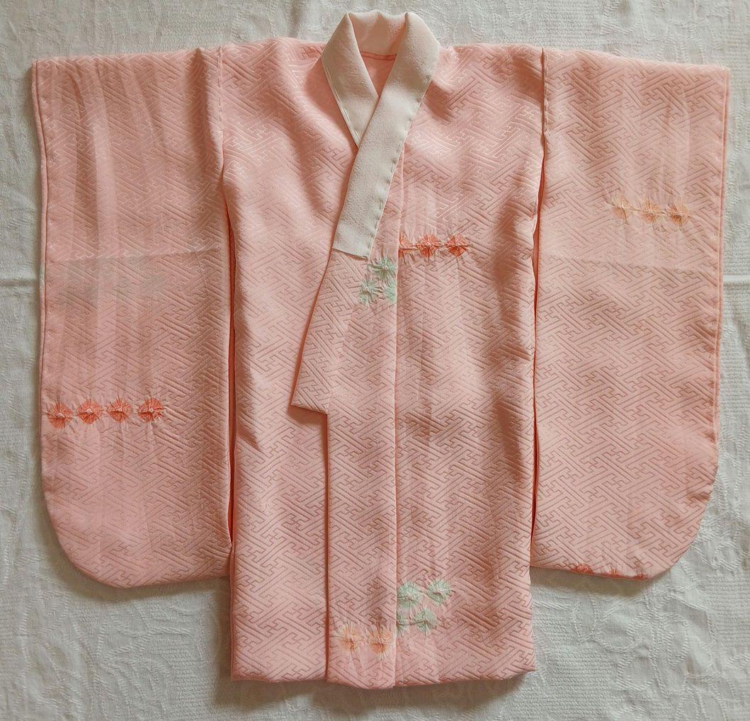 市松人形の着物一式　１５号(４７センチ程度のお人形)