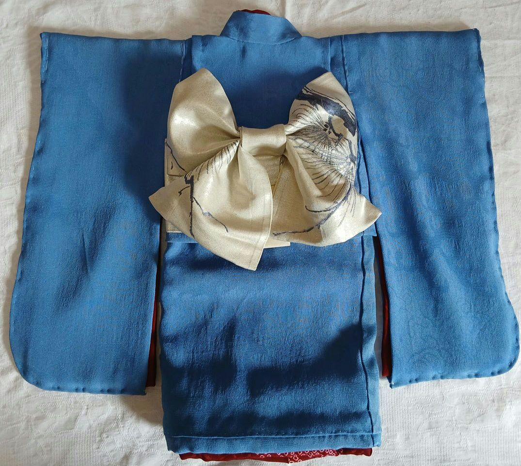 市松人形の着物一式　１５号(４７センチ程度のお人形)