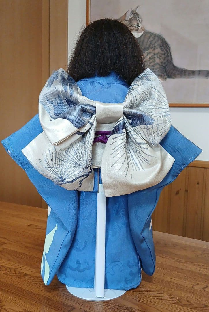 市松人形の着物一式　１５号(４７センチ程度のお人形)