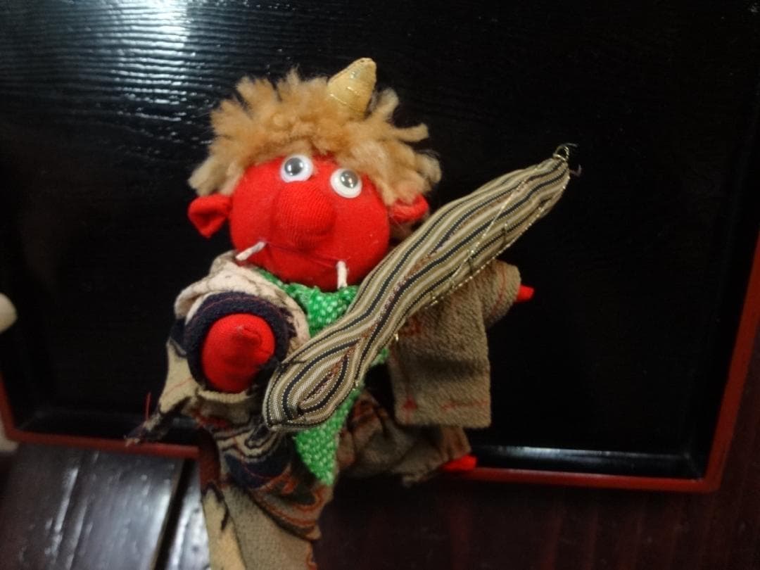 一寸法師と赤鬼　　にほん昔話・お伽話・童話　　ハンドメイド