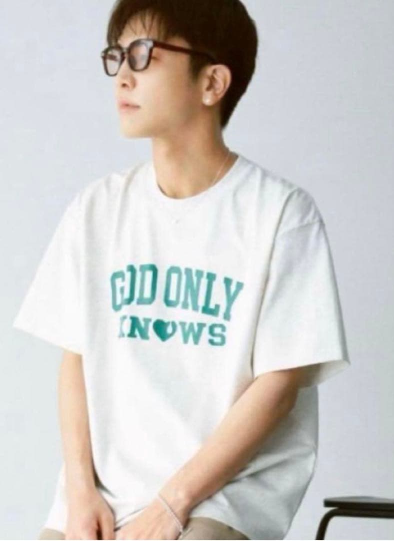 GOD ONLY KNOWS カレッジロゴTシャツ Sサイズ　未開封　岩田剛典