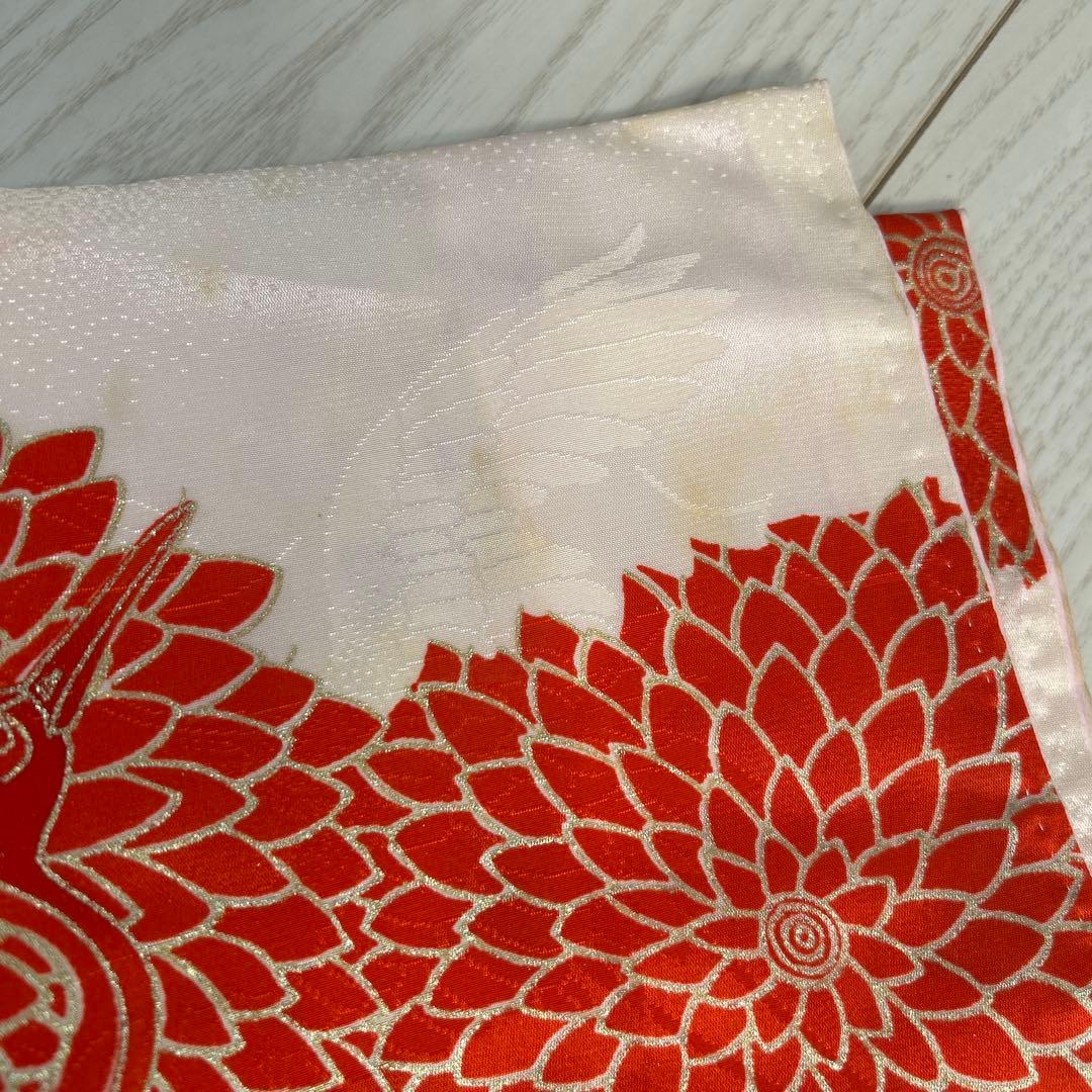 子供　着物　セミアンティーク　七五三 鶴