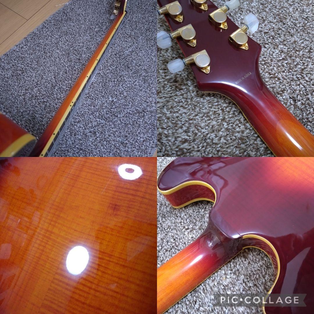 Aria TA-02 セミアコ エレキギター