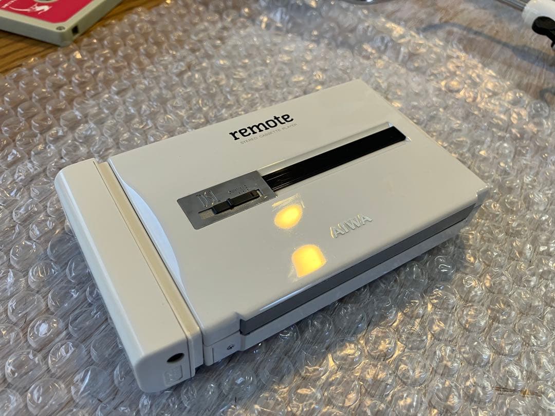 AIWA remote HS-PL35　カセットプレイヤー ホワイト