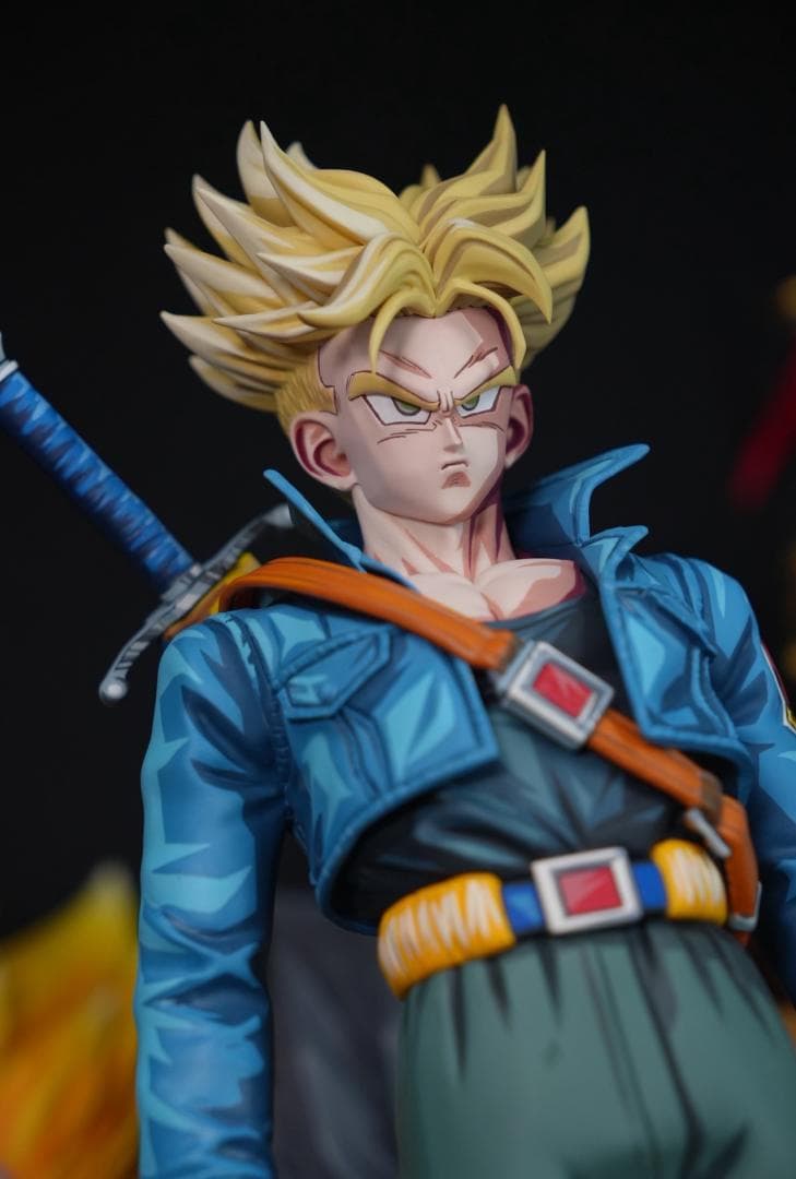 ドラゴンボール トランクス 未塗装 樹脂フィギュア ヘッド2種付き 海外限定