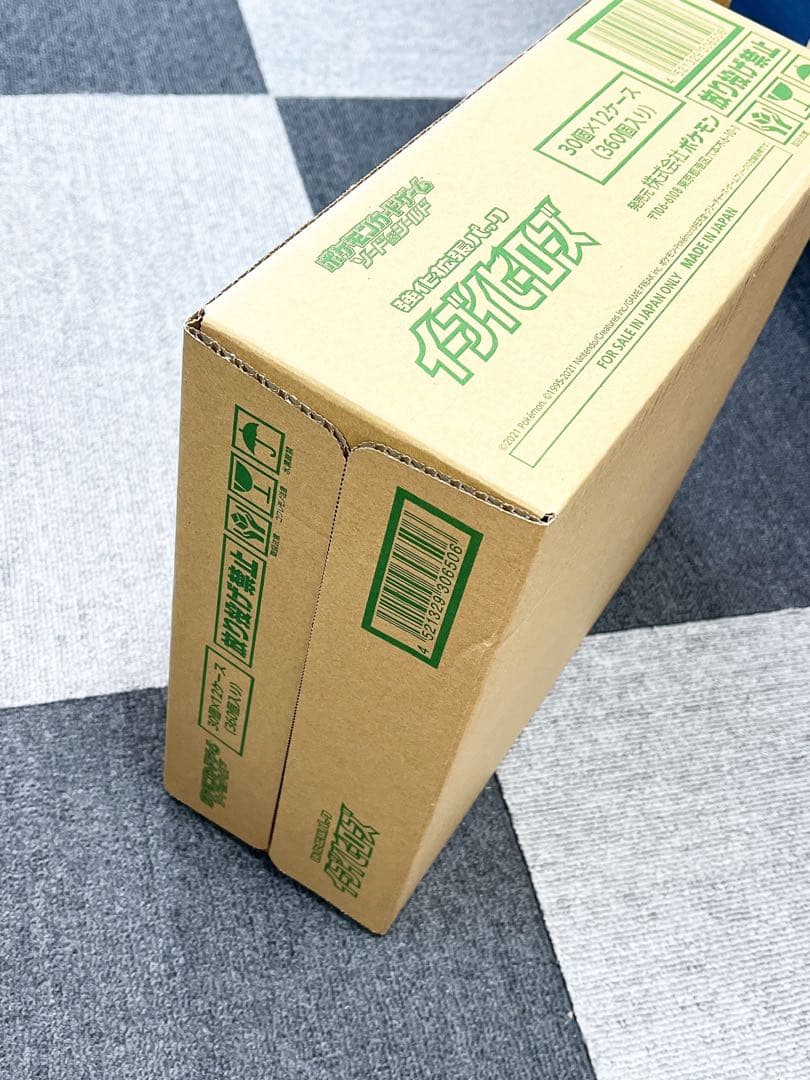 イーブイヒーローズ　カートン　空箱　ポケモンカード