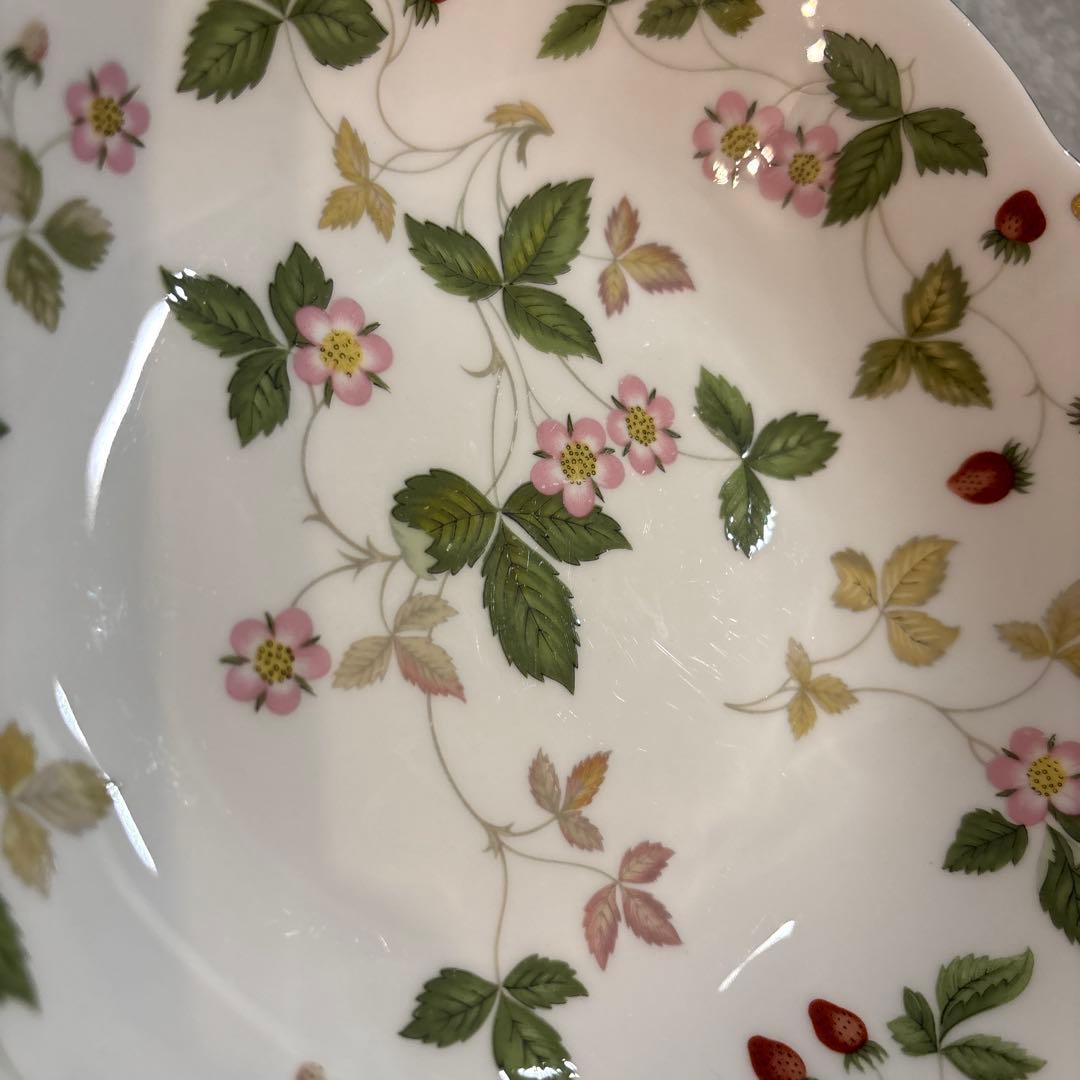 ウェッジウッドワイルドストロベリーウィンザートレイS　5枚セット