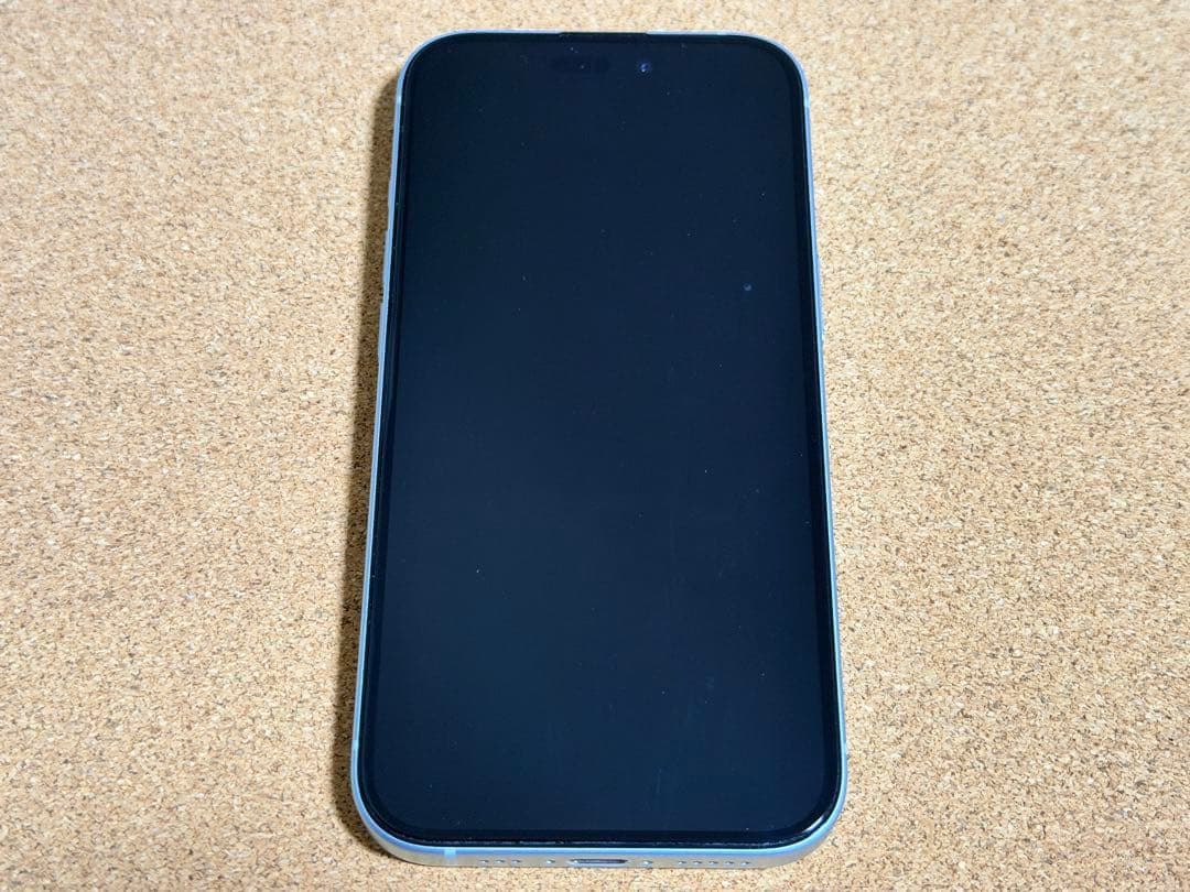 1週間限定価格！iPhone15 SIMフリー ブルー 256G ケース付　美品