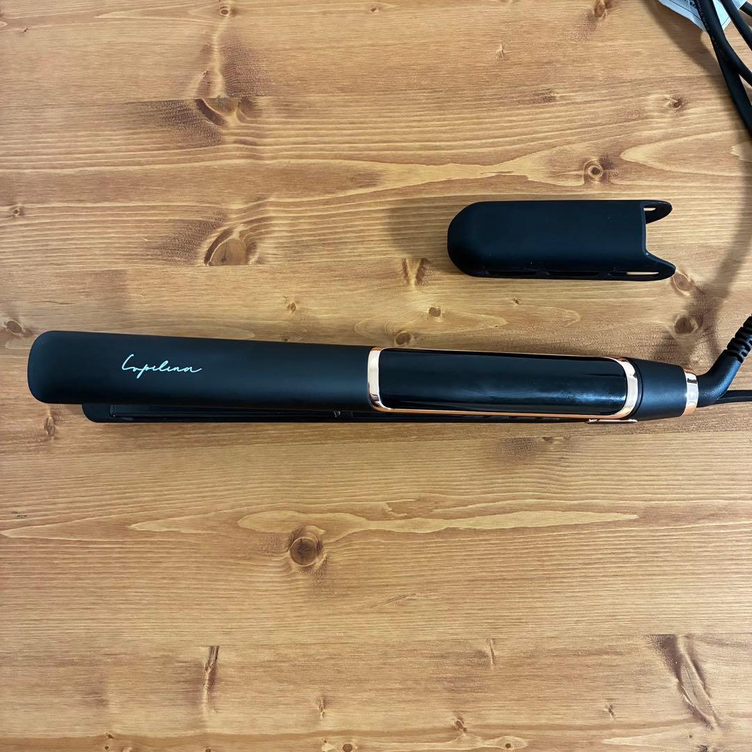 【lupilina】ブラック ヘアアイロン