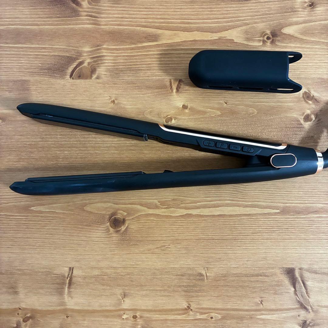 【lupilina】ブラック ヘアアイロン