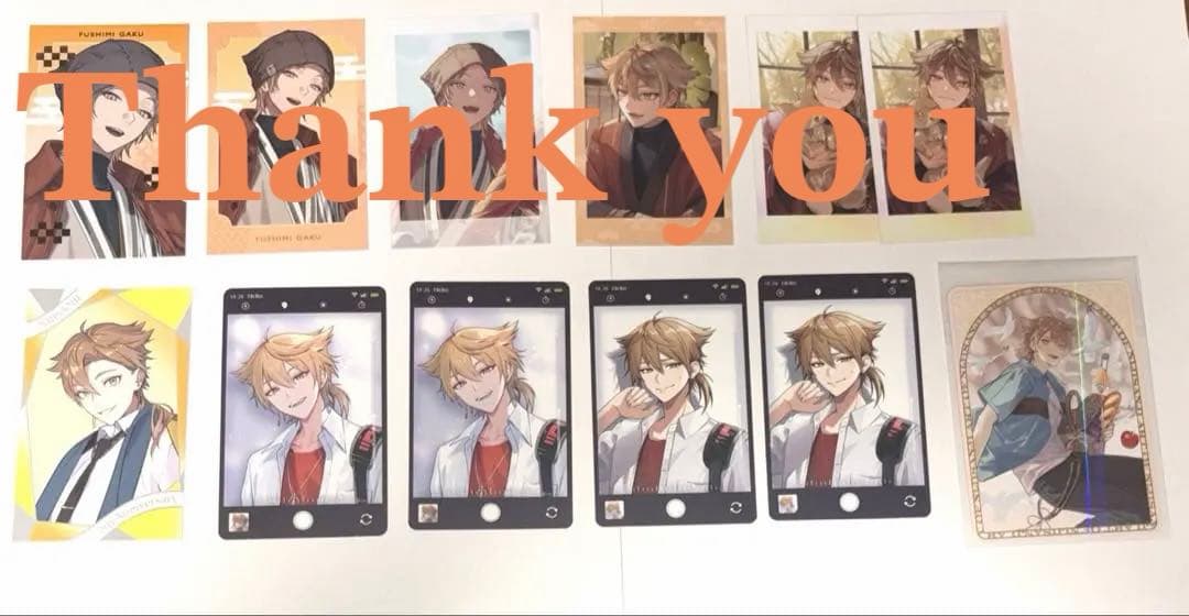 にじさんじ 伏見ガク 咎人 チェキ 缶バッジ まとめ売り(バラ売り可)