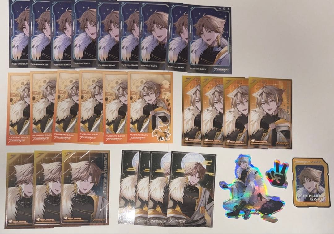 にじさんじ 伏見ガク 咎人 チェキ 缶バッジ まとめ売り(バラ売り可)