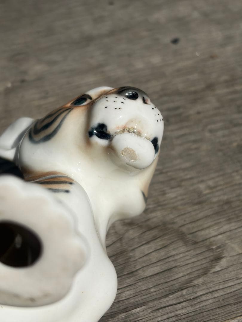 ロシア製（旧ソ連）インペリアルポーセリン　ロモノーソフ　虎　トラ置物