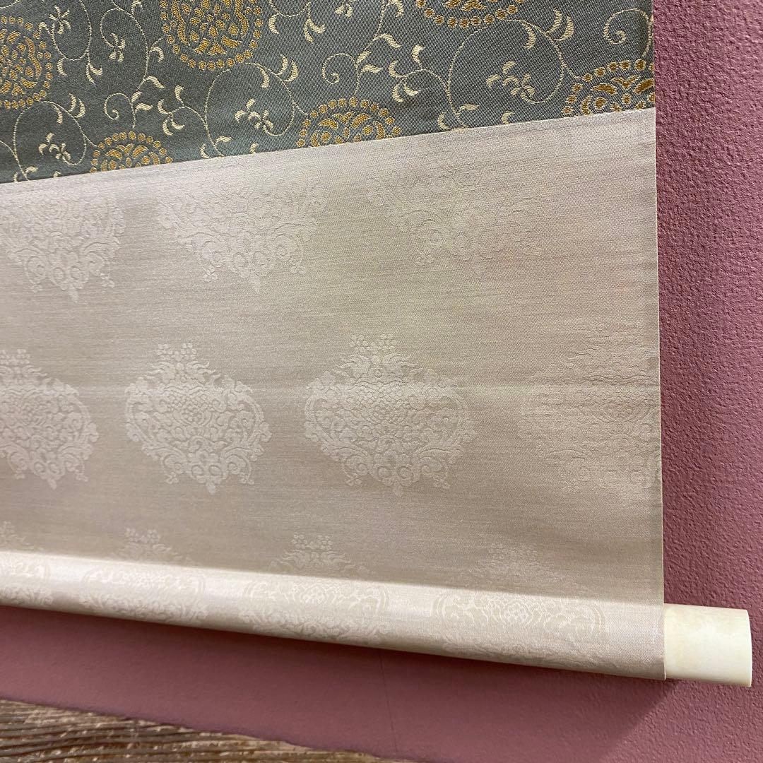 美品 掛け軸 国井幸雪作 梅月図 共箱 二重箱 おもてなし