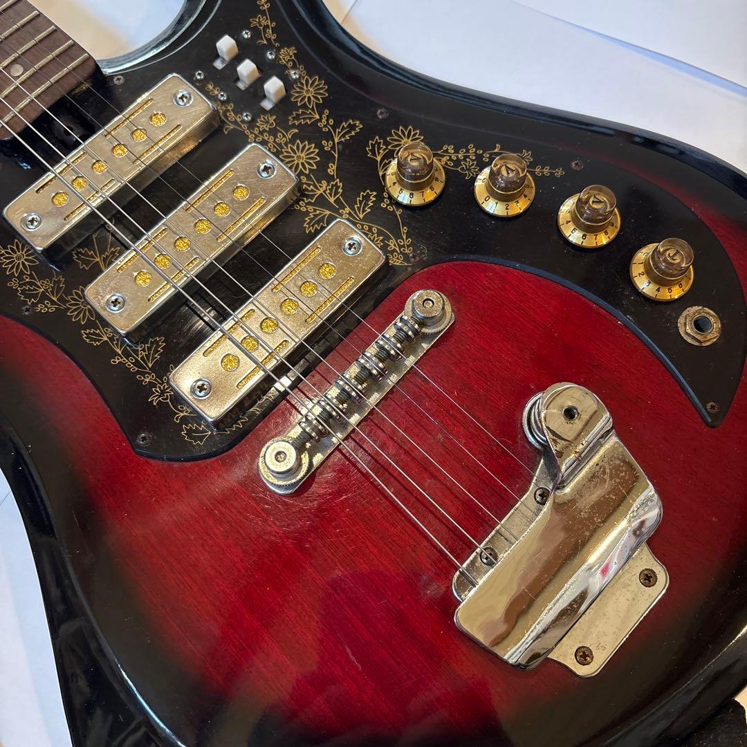 エレキギター・レッド/ブラック