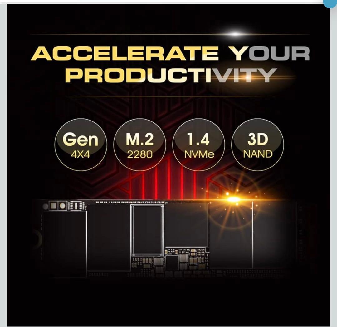 シリコンパワー PCIe Gen4x4 NVMe SSD [1TB]