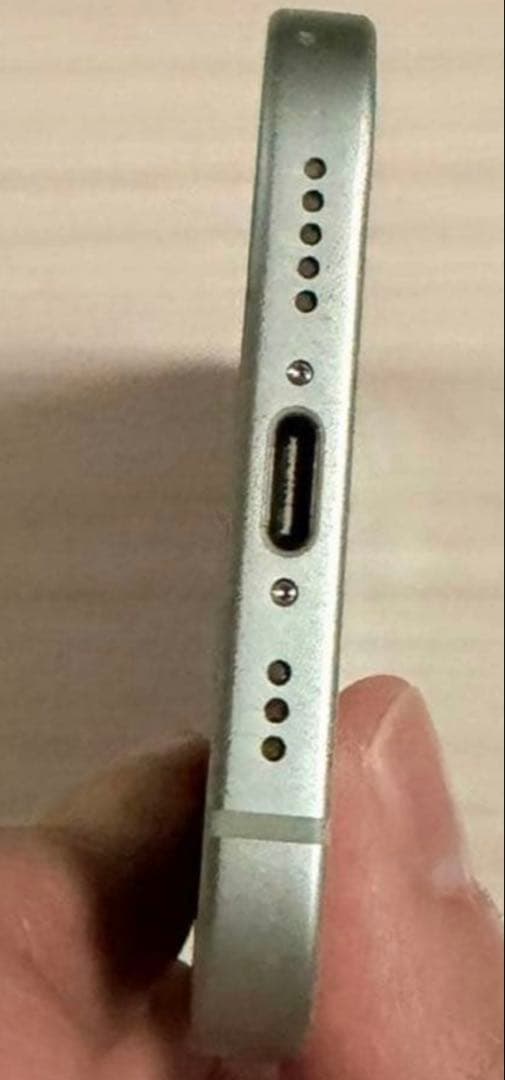 iPhone15 128G SIMフリー　ミントグリーン　箱付き