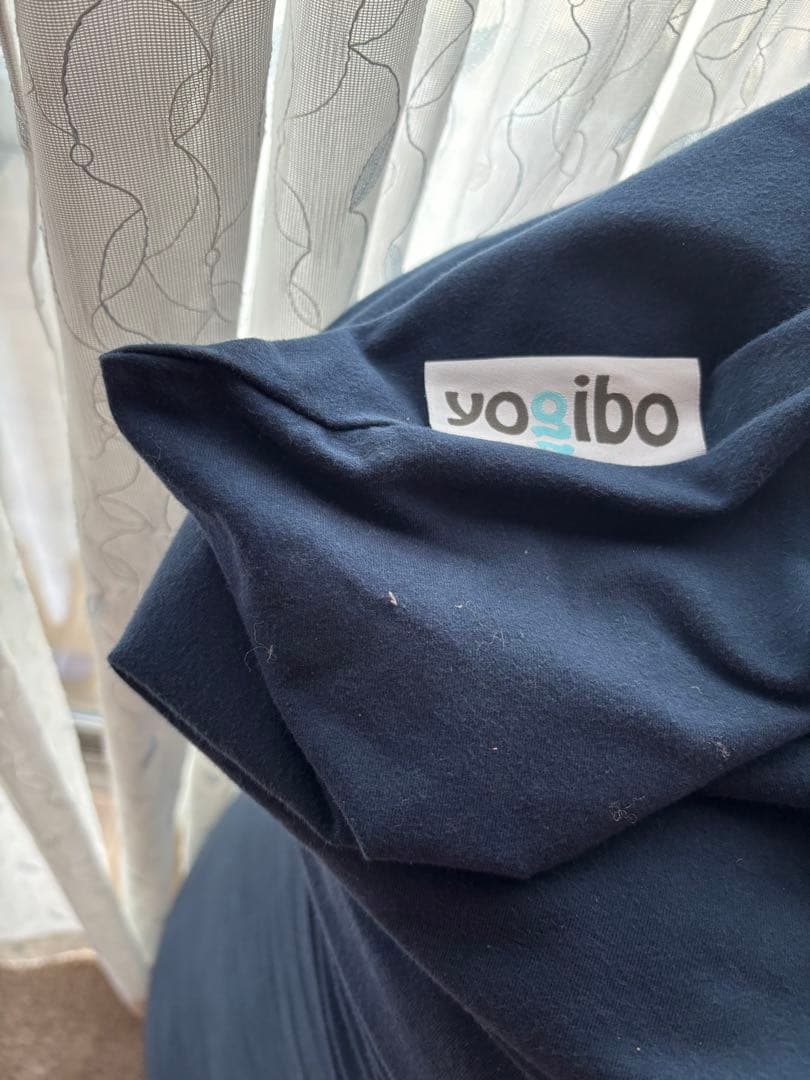 【ゆっきゃん】Yogibo マックス ビーズクッション ネイビー