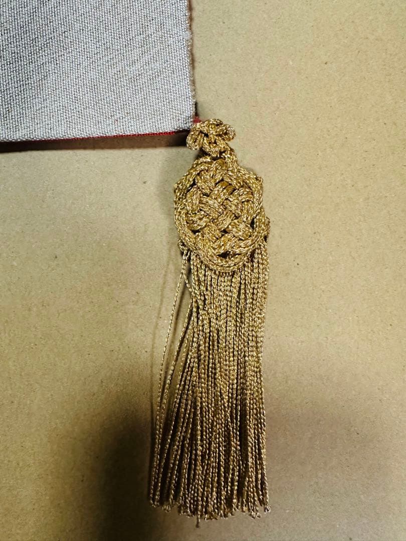 【新品】帛紗　刺繍アート 船と鶴のデザイン