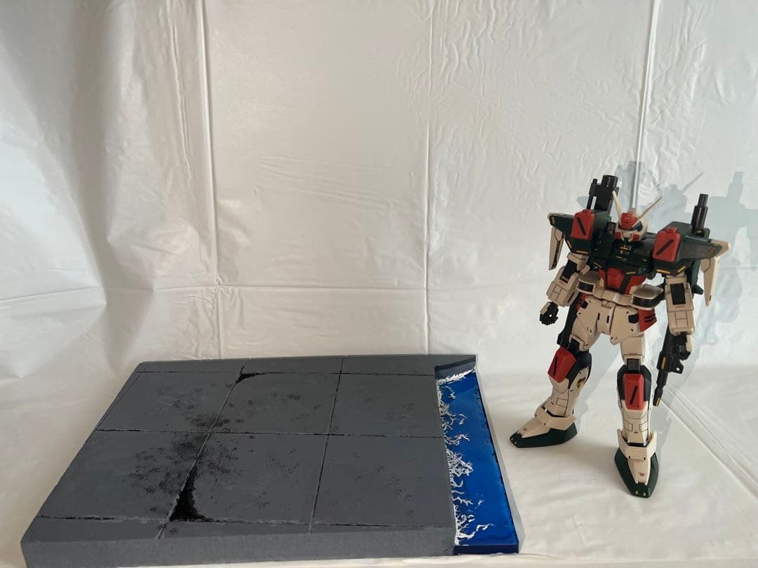 旧1/100バスターガンダム　ジオラマ