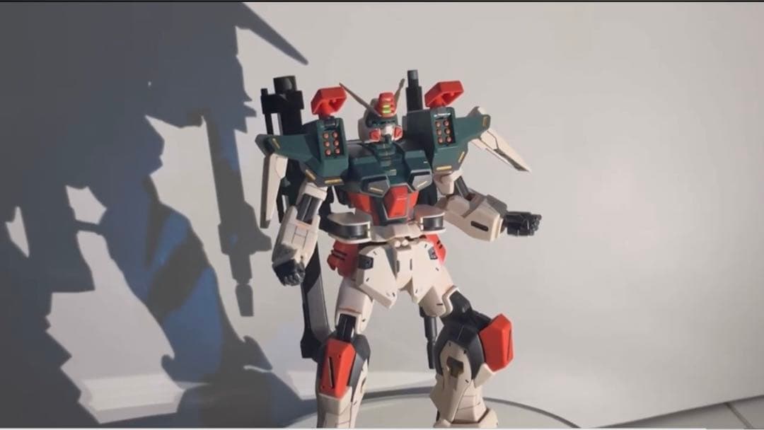 旧1/100バスターガンダム　ジオラマ